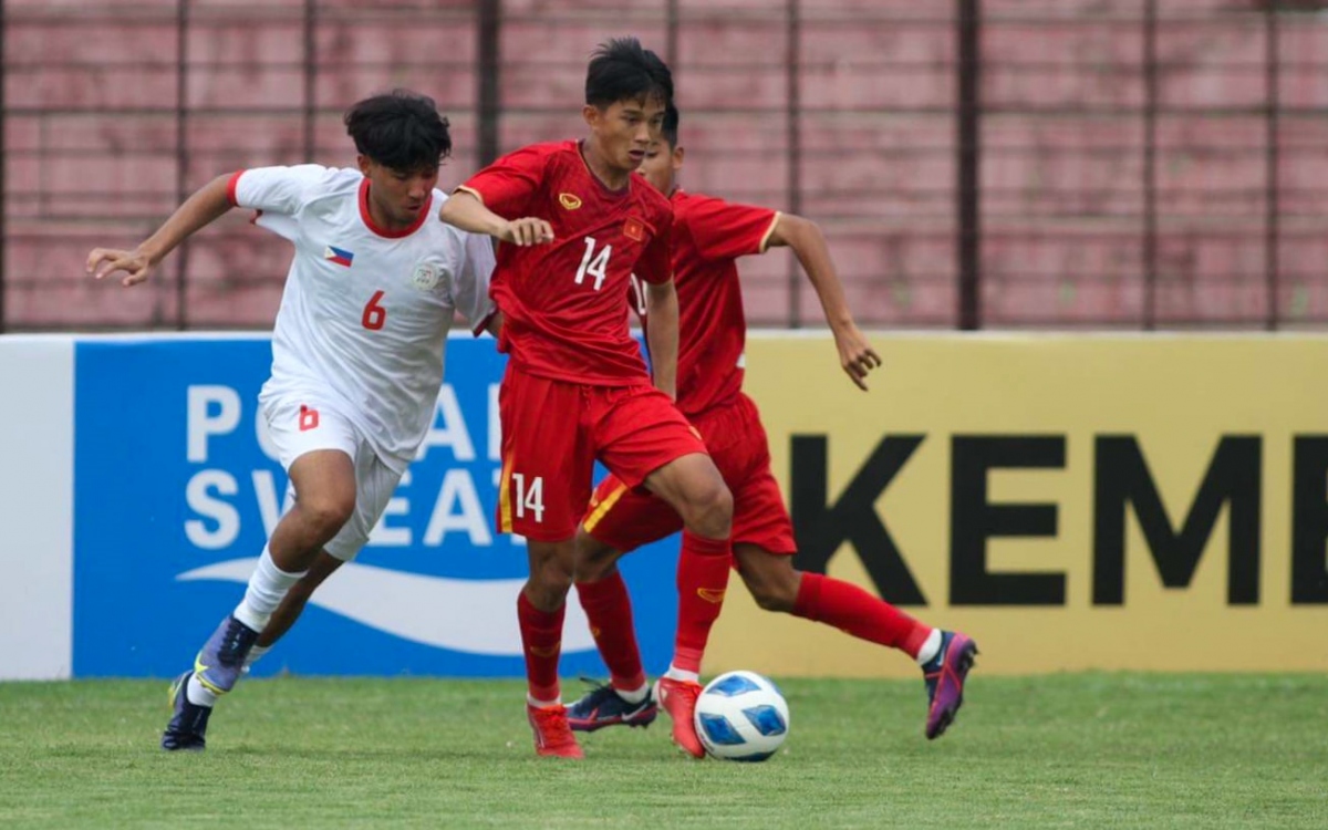 Thắng đậm U16 Philippines, U16 Việt Nam sáng cửa vào bán kết U16 Đông Nam Á